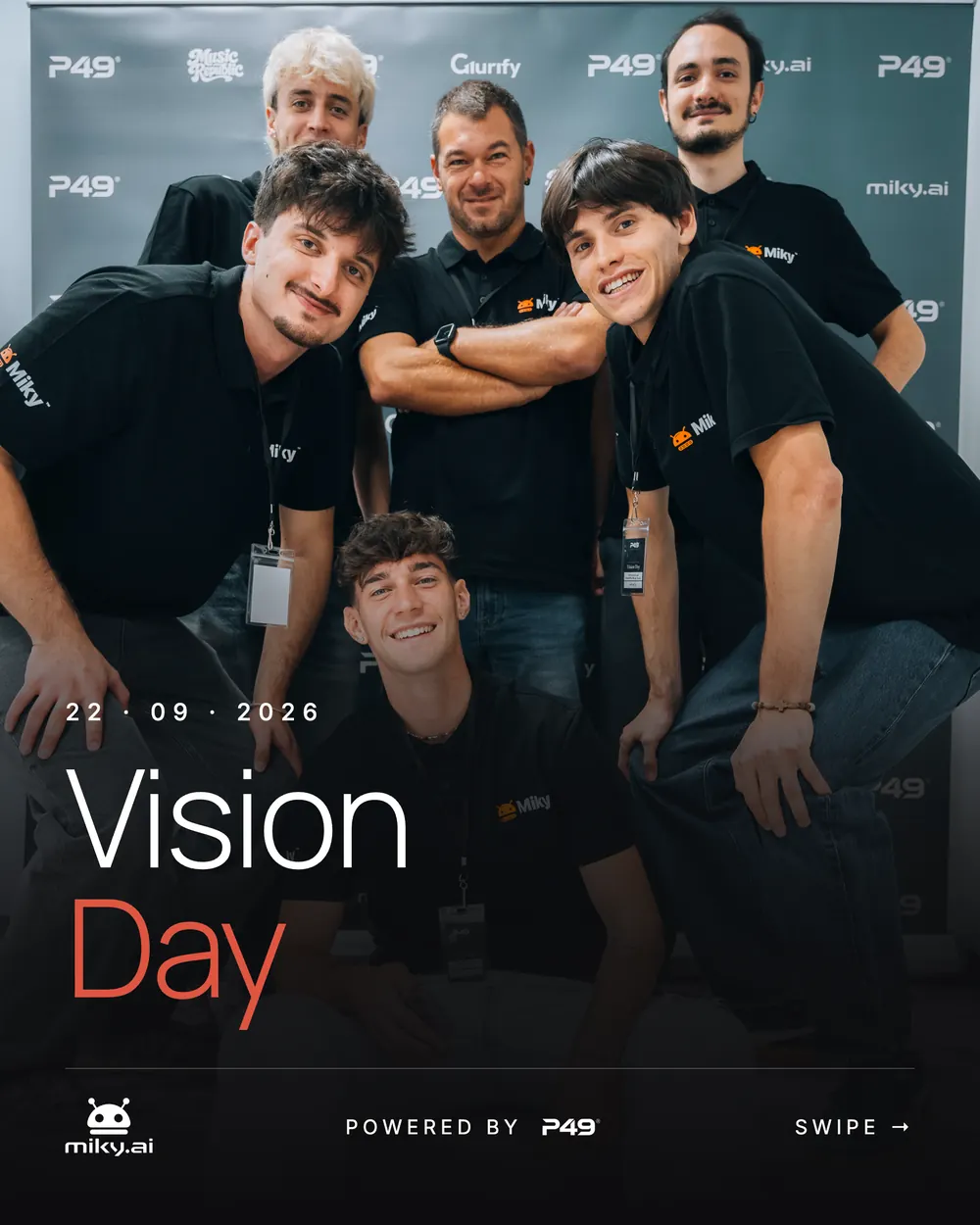 Post social: copertina del carosello Vision Day di Miky