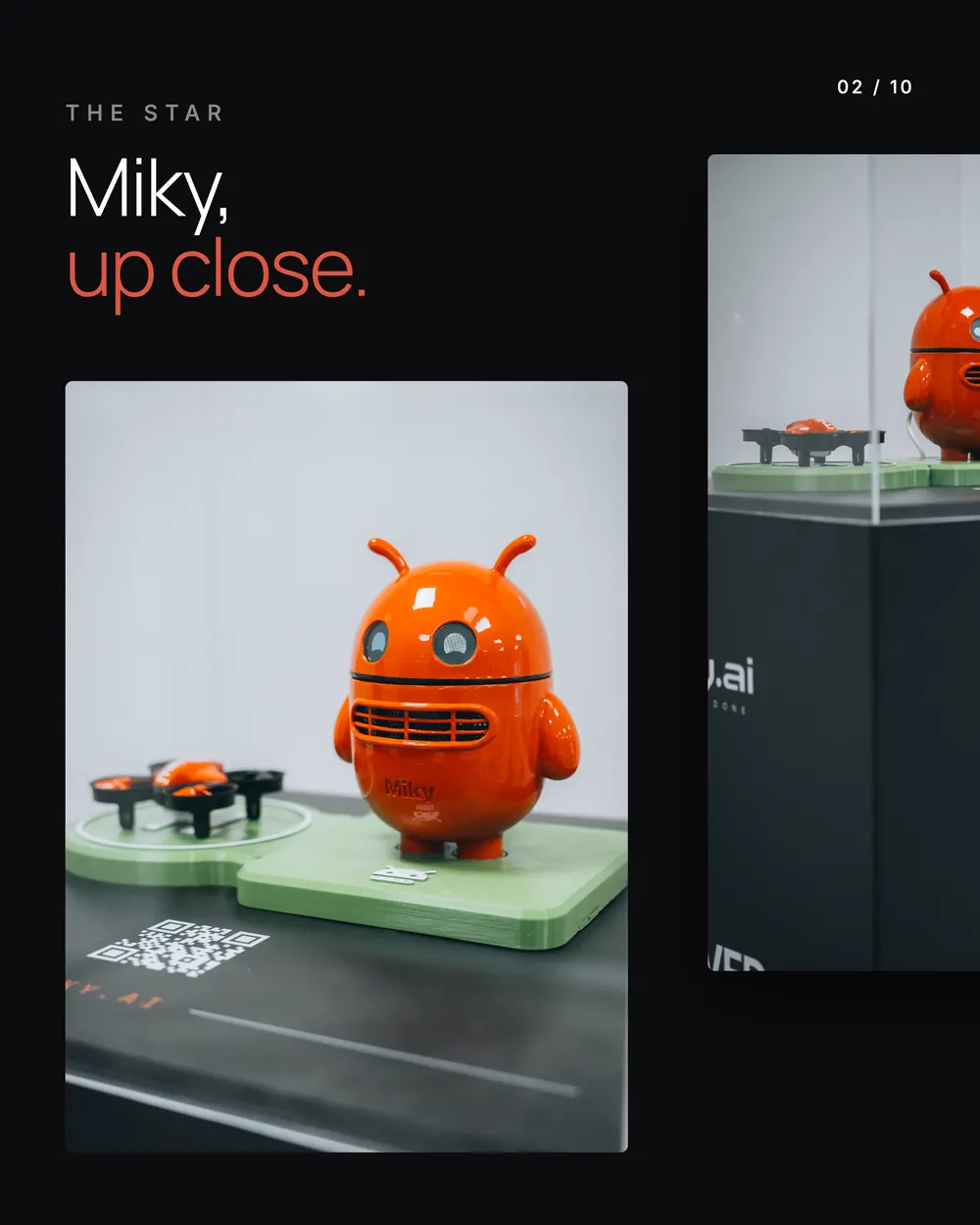 Post social: Miky, up close
